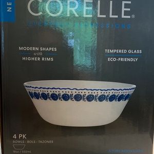 Corelle 4pk Bowls
